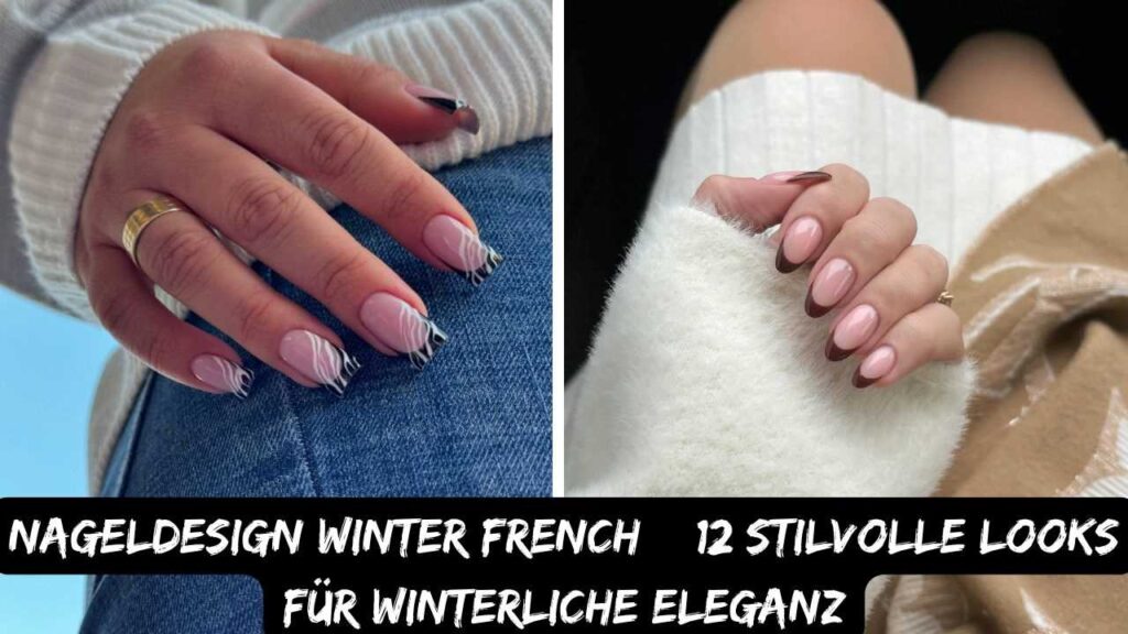 Nageldesign Winter French