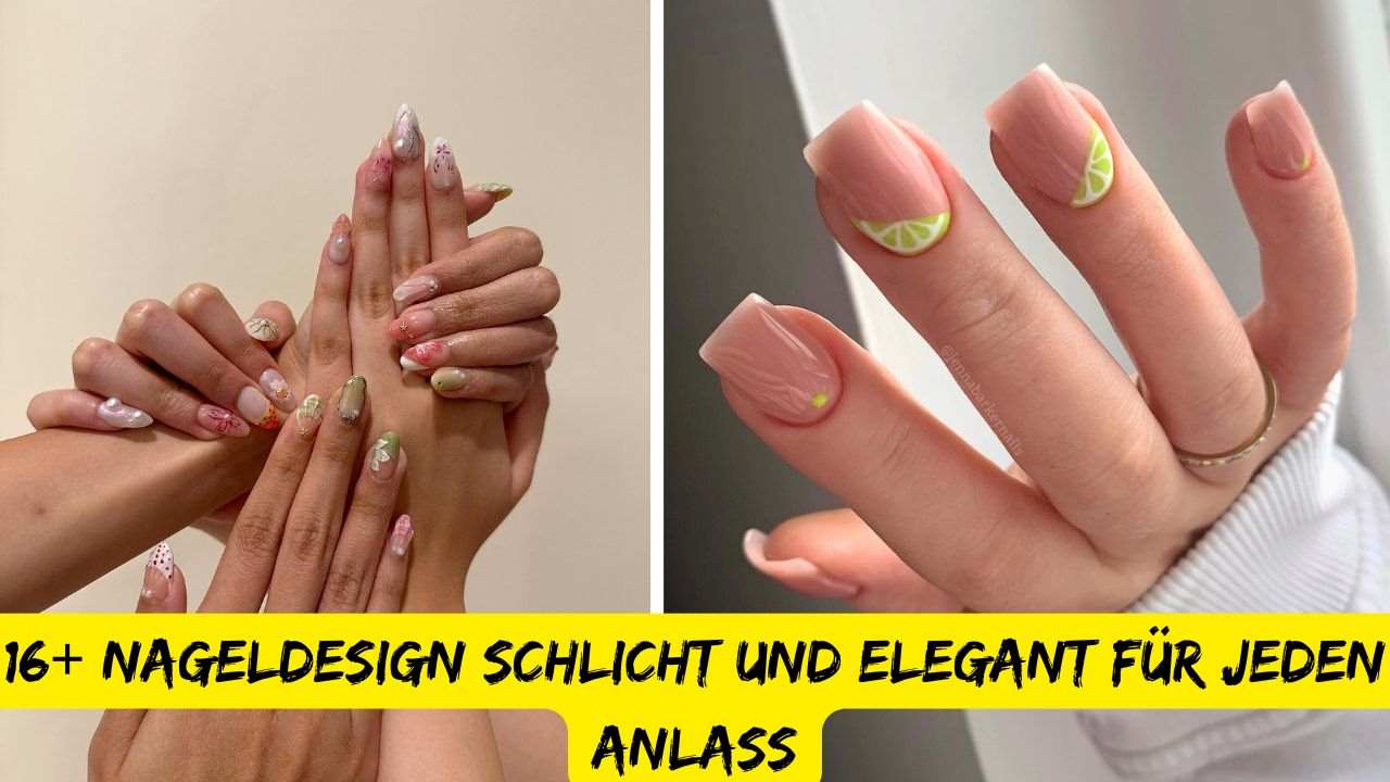 Nageldesign schlicht und elegant für Jeden Anlass